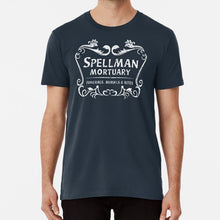 Load image into Gallery viewer, Spellman Mortuary T Shirt Kiernan Shipka Jughead Harvey Kinkle Spellman Mortuary Archie Riverdale 90s Spellman Caos