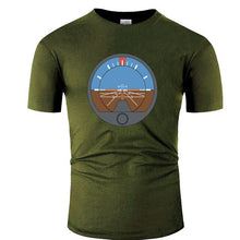 Load image into Gallery viewer, Funny Plane Attitude Indicator T-Shirt Gents Anti-Wrinkle Men Women Tee Shirt 2020 T Shirt Clothing Tee Tops