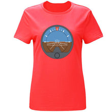 Load image into Gallery viewer, Funny Plane Attitude Indicator T-Shirt Gents Anti-Wrinkle Men Women Tee Shirt 2020 T Shirt Clothing Tee Tops